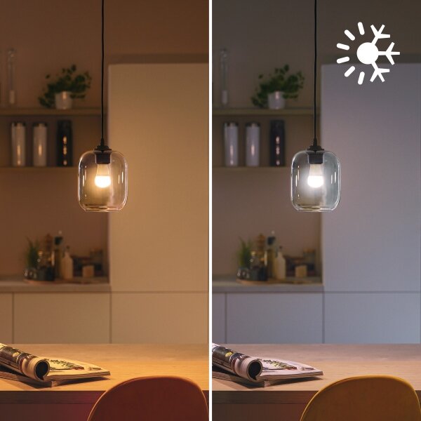 LED Stmievaná žiarovka Philips SMART P45 E14/4,9W/230V 2200-6500K