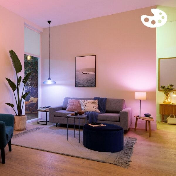 SADA 2x stmievateľné LED žiarovky Philips SMART A60 E27/8,5W/230V 2200-6500K