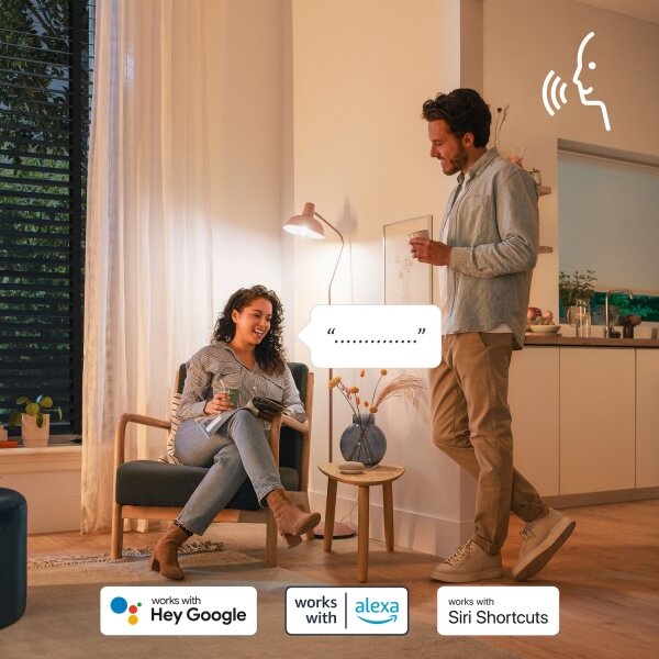 Sada 2x stmievateľných LED RGB žiaroviek Philips SMART C37 E14/4,9W/230V 2200-6500K