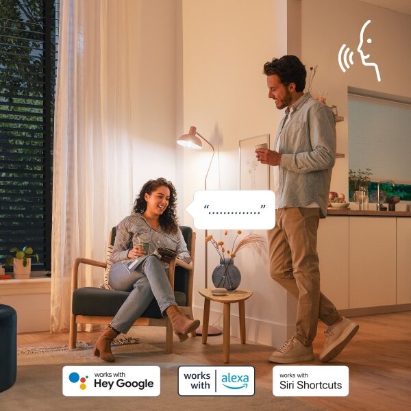 SADA 3x stmievateľných RGB LED žiaroviek Philips SMART A60 E27/8,8W/230V 2200-6500K