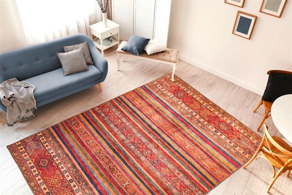 PLOCHO TKANÝ KOBEREC, 75/150 cm viacfarebná, červená Kayoom - Online Only bytové doplnky, Online Only