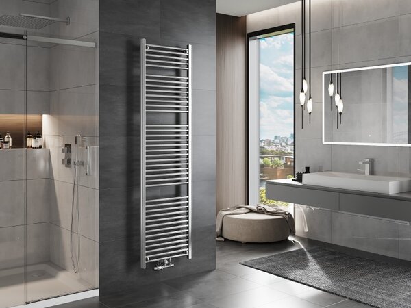 Mexen Mars, vykurovacie teleso 1800x500 mm, 643 W, chrómová, W110-1800-500-00-01