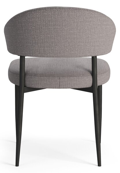 IRIS Svetlosivá Taupe (látka Basel 34) - MODERNÁ ČALÚNENÁ STOLIČKA DO OBÝVAČKY/JEDÁLNE LOFT