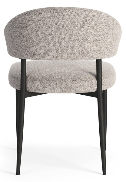 IRIS Béžová Latte (látka Monza 60) - MODERNÁ ČALÚNENÁ STOLIČKA DO OBÝVAČKY/JEDÁLNE LOFT