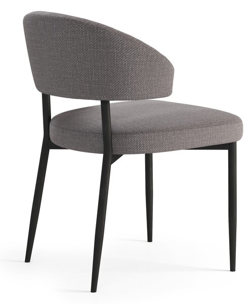 IRIS Svetlosivá Taupe (látka Basel 34) - MODERNÁ ČALÚNENÁ STOLIČKA DO OBÝVAČKY/JEDÁLNE LOFT