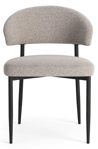 IRIS Béžová Latte (látka Monza 60) - MODERNÁ ČALÚNENÁ STOLIČKA DO OBÝVAČKY/JEDÁLNE LOFT