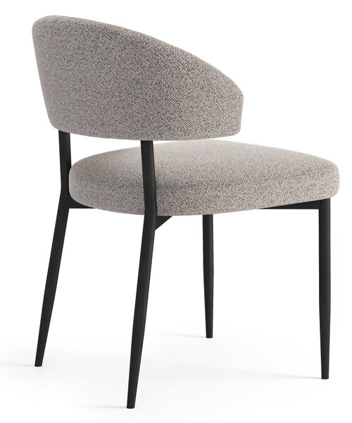 IRIS Béžová Latte (látka Monza 60) - MODERNÁ ČALÚNENÁ STOLIČKA DO OBÝVAČKY/JEDÁLNE LOFT