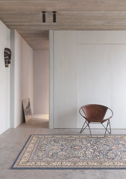 Osta , Kusový koberec Diamond 72201 901, 67x130, modrá, chodba / predsieň