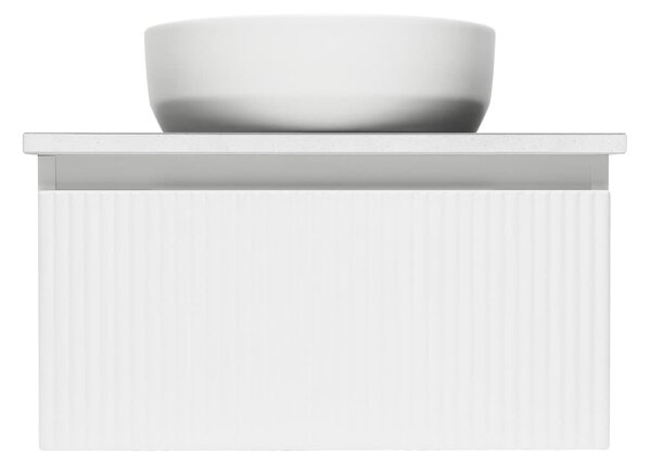Kúpeľňová skrinka pod umývadlo SAT Evolution 58x30x44,8 cm biela matná SATEVO60WMD