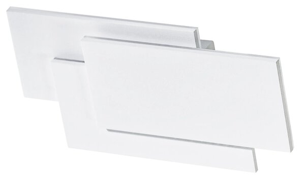 LED nástenné svietidlo Clover square biele