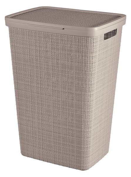 Taupe plastový kôš na bielizeň 58 l Jute – Curver