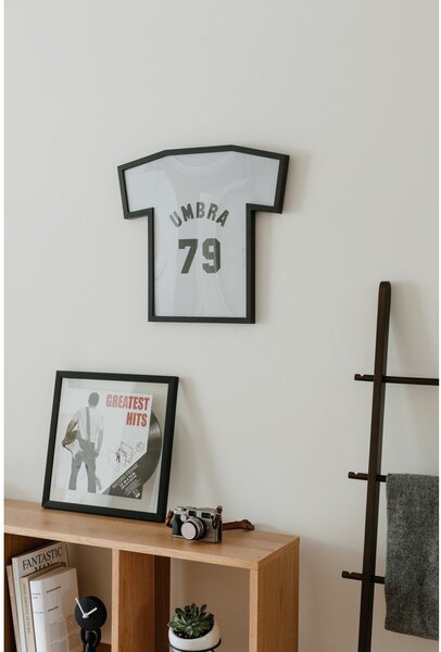 Čierny plastový rámček na stenu 50x54,5 cm T-Frame – Umbra