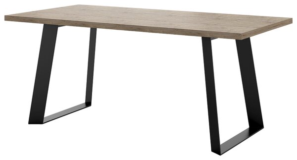 JEDÁLENSKÝ STÔL, čierna, koňaková, 180/90/76 cm Hom`in - Obývacie zostavy