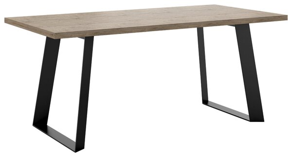 JEDÁLENSKÝ STÔL, čierna, koňaková, 180/90/76 cm Hom`in - Obývacie zostavy