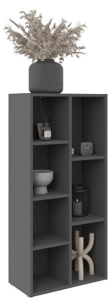 REGÁL, antracitová, 50/106/26 cm Boxxx - Online Only drobný nábytok, Online Only