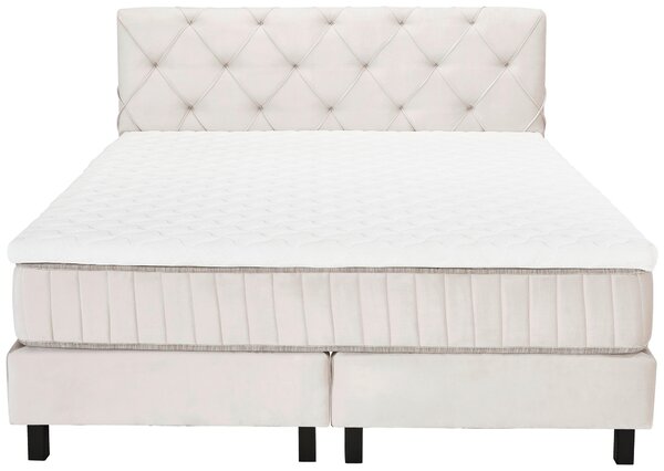 BOXSPRINGOVÁ POSTEĽ, 180/200 cm, béžová Esposa - Postele