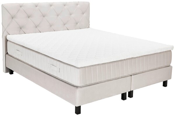 BOXSPRINGOVÁ POSTEĽ, 180/200 cm, béžová Esposa - Postele
