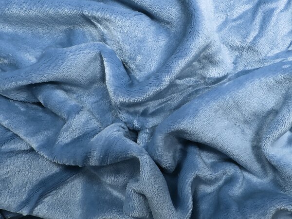 XPOSE® Mikroplyšová plachta Exclusive na vysoký matrac - nová modrá 180x200 cm