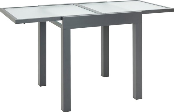 ZÁHRADNÝ STÔL, kov, sklo, 70-140/70/75 cm Ambia Garden - Online Only záhrada, Online Only