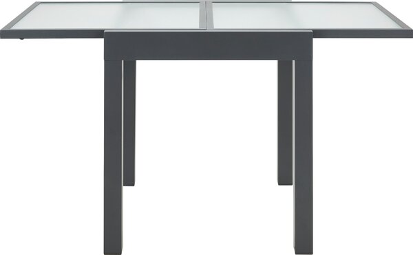 ZÁHRADNÝ STÔL, kov, sklo, 70-140/70/75 cm Ambia Garden - Online Only záhrada, Online Only