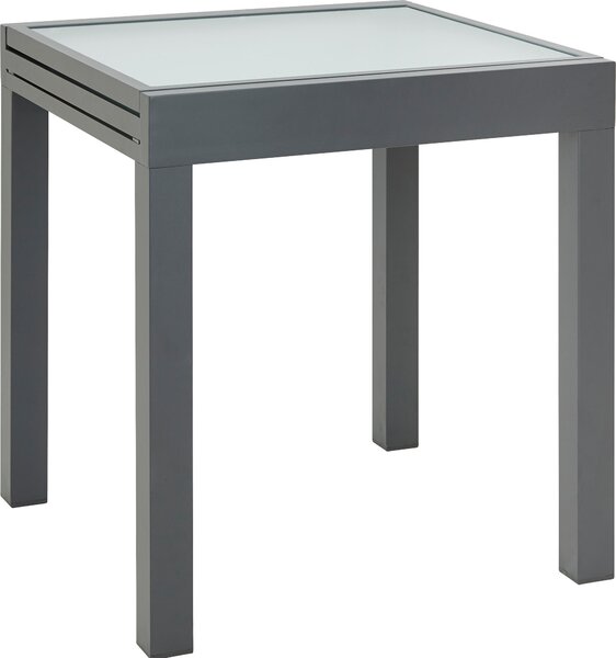 ZÁHRADNÝ STÔL, kov, sklo, 70-140/70/75 cm Ambia Garden - Online Only záhrada, Online Only