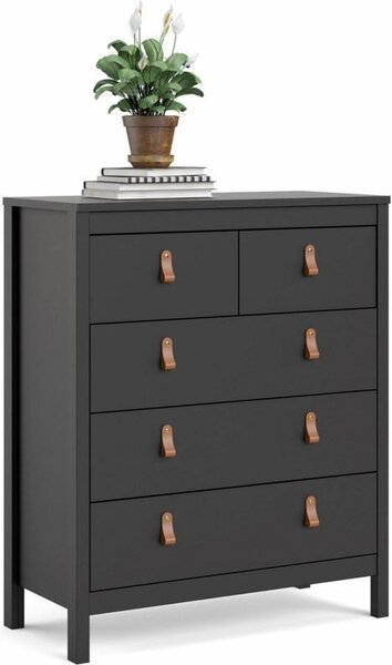 FALCO Komoda THREE REE 82 cm čierna