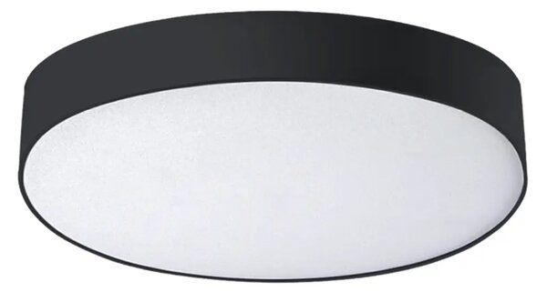 LED stropné svietidlo Monza R 50 CCT čierna s diaľkovým ovládačom