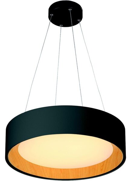 Eurolamp LED Luster na lanku LED/30W/230V 3000K čierna/dub EU0027 + záruka 3 roky zadarmo