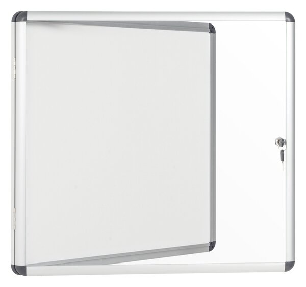 Vnútorná vitrína s bielym magnetickým povrchom, 720 x 674 mm