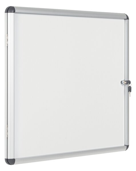 Vnútorná vitrína s bielym magnetickým povrchom, 720 x 674 mm