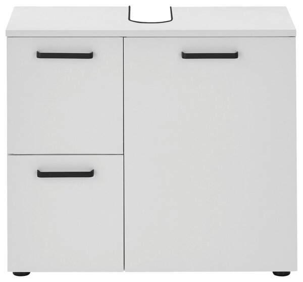 SKRINKA POD UMÝVADLO, biela, biela, 70/60/35 cm MID.YOU - Kúpeľňové skrinky, Online Only