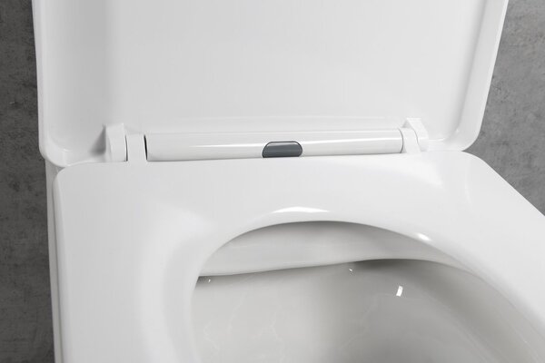 Bruckner Bruckner, LEON WC sedátko, Slim, Soft Close, duroplast, biela, 301.307.4