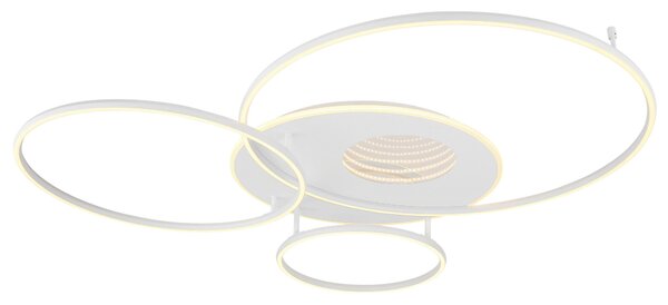 STROPNÉ LED SVIETIDLO, 126,4/105,3/13 cm Globo - Online Only bytové doplnky, Online Only