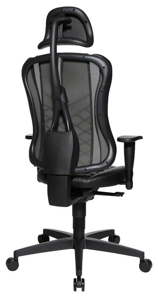 OTOČNÁ STOLIČKA, vzhľad kože, čierna Dieter Knoll - Online Only kancelárie, Online Only