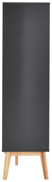 VYSOKÁ KOMODA, kaučukové drevo, sivá, prírodná farba, 100/149/40 cm MID.YOU - Skrine, Online Only
