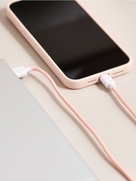 Sinsay - USB kábel pre iPhone - ružová