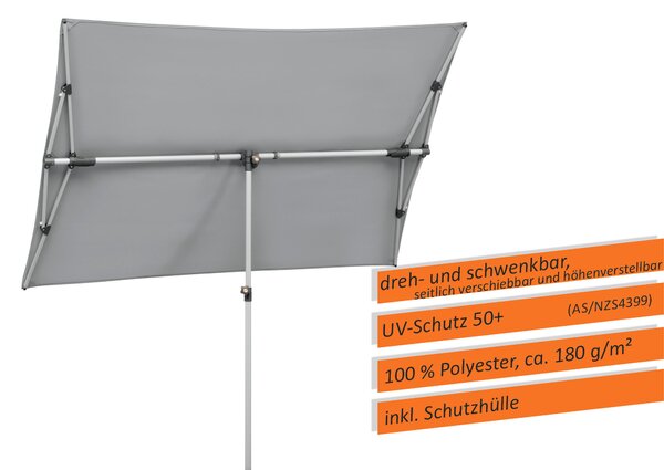 ZÁVESNÝ SLNEČNÍK 190/188/140 cm - Online Only záhrada, Online Only