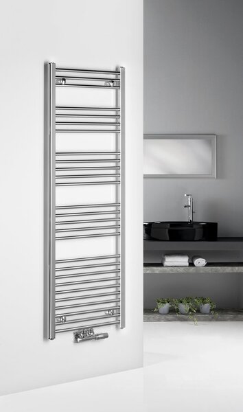 Aqualine Aqualine, ALYA vykurovacie teleso rovné 400x1600mm, stredové pripojenie, chróm, LLS309