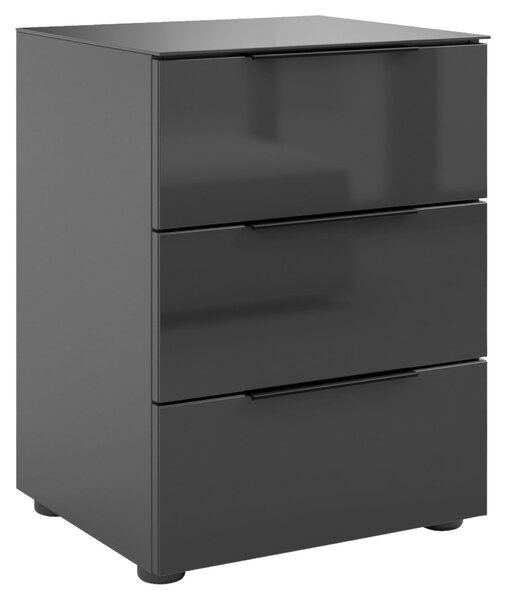NOČNÝ STOLÍK, antracitová, 45/60/40 cm - Online Only spálne, Online Only