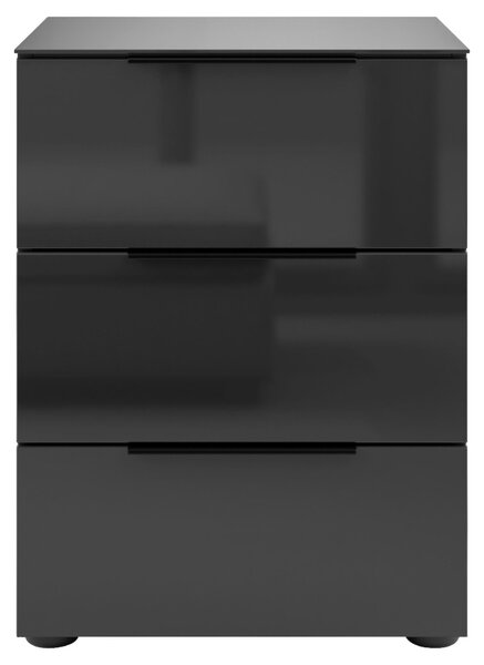 NOČNÝ STOLÍK, antracitová, 45/60/40 cm - Online Only spálne, Online Only
