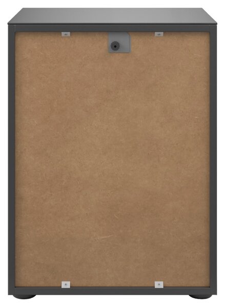 NOČNÝ STOLÍK, antracitová, 45/60/40 cm - Online Only spálne, Online Only