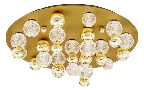 Stropné svietidlo LED so stmievaním Brille 92 zlaté