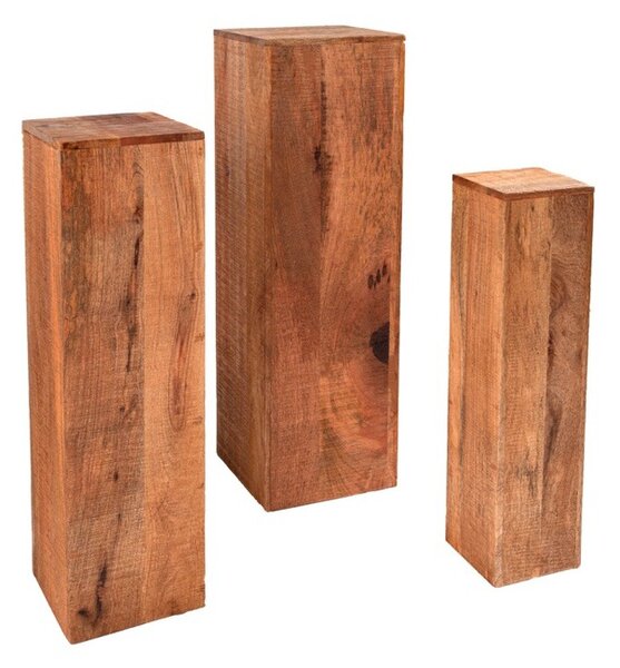 Set 3 stojanov Timber Mango