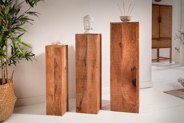 Set 3 stojanov Timber Mango
