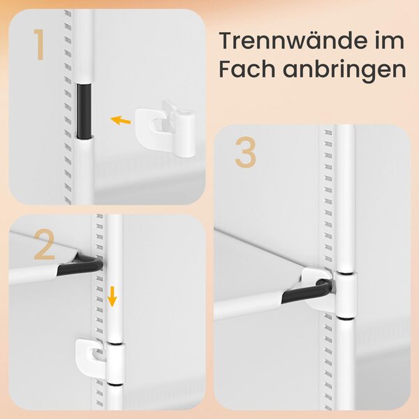 REGÁL NA TOPÁNKY, biela, 83/125/32 cm - Online Only drobný nábytok, Online Only