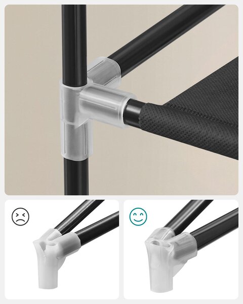 REGÁL NA TOPÁNKY, čierna, 88/160/28 cm Boxxx - Online Only drobný nábytok, Online Only