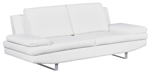 TROJMIESTNA POHOVKA, textil, biela MID.YOU - Sedačky, Online Only