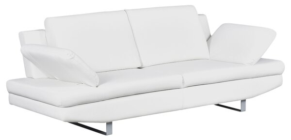 TROJMIESTNA POHOVKA, textil, biela MID.YOU - Sedačky, Online Only
