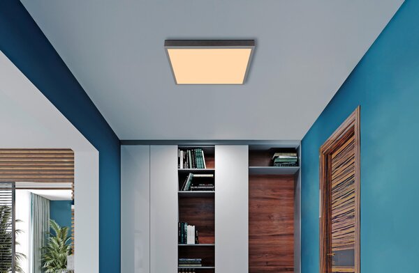 STROPNÉ LED SVIETIDLO, 45/45/6,5 cm Globo - Interiérové svietidlá
