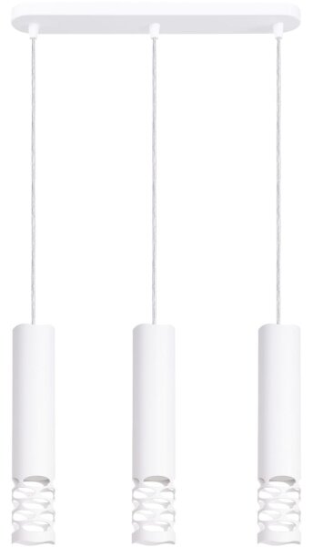 Sollux SL.1693 - Luster na lanku LIRO 3xGU10/10W/230V biela